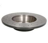 2x Brake disc solid 08.9769.1X BREMBO for AUDI TT TT Roadster