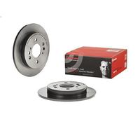 2x Brake disc 08.B602.21 BREMBO for HONDA JAZZ IV