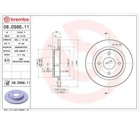BREMBO 08.D566.11 Brake disc
