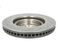 2x Brake disc perforated/vented 09.8402.1X BREMBO for LEXUS LS GS IS I