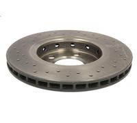 Brembo Brake Disc XTRA LINE 09.A652.1X perforated/vented Coated High-carbon Audi TT, Skoda Octavia