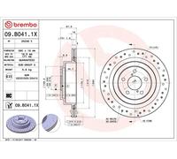 1X Brake disc BREMBO 09.B041.1X for SUBARU LEGACY IV (BL) 2 2007-2009