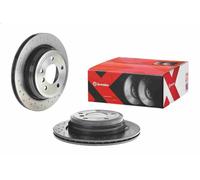 2x BREMBO 09.B338.2X Brake Disc Rear Vented Braking For BMW 1 Series 3 Series X1