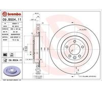 1X Brake disc BREMBO 09.B504.11 for LAND ROVER RANGE ROVER IV (L405) 3 2013-2021