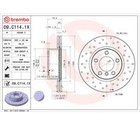 Brake discs BMW 1 (F20) 118 i 09.C114.1X