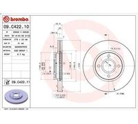 Brembo 09.C422.11 Prime Brake Disc