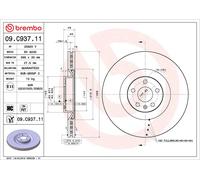 1X Brake disc BREMBO 09.C937.11 for VOLVO XC90 II (256) 2 2015-2021