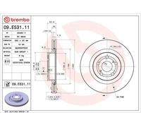 BREMBO 09.E531.11 Brake disc