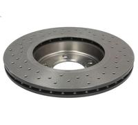 2x Brake disc perforated/vented 09.7701.1X BREMBO for BMW 3 3 Coupe 3 Touring