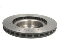 2x Brake disc perforated/vented 09.8904.21 BREMBO for RENAULT MEGANE II