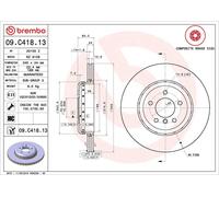1X Brake disc BREMBO 9.C418.13 for BMW 5 (E60) 3 2002-2009