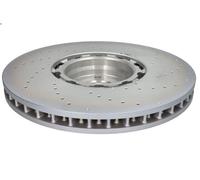 BREMBO Brake Disc Front Perforated/Vented 57mm Height Replacement For Audi A6 A7