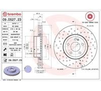 Brembo Front Brake Disc 10422847A – Fits Mercedes-Benz C‑Class
