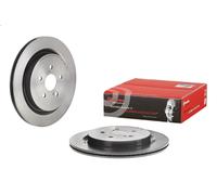 2x Brake disc internally vented 09.E031.11 BREMBO for LEXUS RX