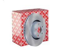 2x Brake Discs Pair Vented fits AUDI A6 C6 2.0D Front 08 to 11 321mm Set Febi