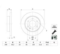 BOSCH 0 986 479 H07 Brake disc