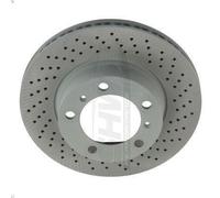 1X Brake disc SHW PFR39872 for PORSCHE CAYMAN (987) 2.7 2006-2009