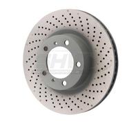 1X Brake disc SHW PFR39972 for PORSCHE 911 (991) 3 2015-2019