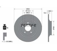 TEXTAR 92242703 Brake disc