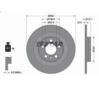 TEXTAR 92304703 Brake disc