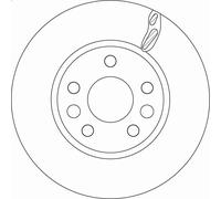 TRW DF6546 Brake disc