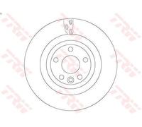 TRW Brake Disc DF6706S (T4A2061) for JAGUAR F-PACE, I-PACE – 2x