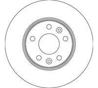 1X Brake disc TRW DF6720S for OPEL VIVARO B Bus (X82) 1.6 2014-2016