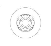 1X Brake disc TRW DF6769 for MERCEDES-BENZ CLA (C118) 1.3 2019-