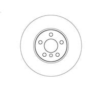 2x Brake disc Vented DF6834S TRW for BMW 3 3 Touring 3 Touring Van 4 Coupe