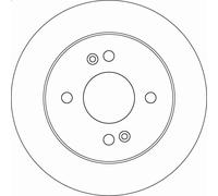 TRW Brake Disc DF6949 – Hyundai i10 II (BA, IA) 1 2014-2019 – 1x