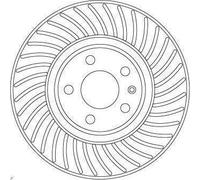 TRW DF6950S Brake disc