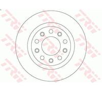 1X Brake disc TRW DF8070 ALFA ROMEO 159 (939_) 1.9 2005-2011