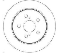 TRW DF8335 Brake disc