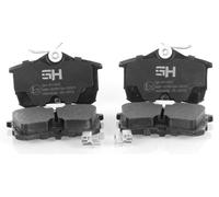 1x Brake Pads Set Rear Right+Left GH-411203