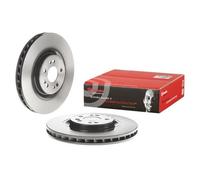 Front Brake Discs 2 Pieces Pair 345mm Diameter Vented Braking Brembo 09.7606.11