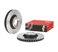 Brembo Brake Disc 09.9870.11 - Coated High-Carbon Internally Vented 368mm Front (Touareg I, Cayenne)