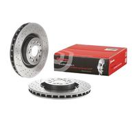 1x BREMBO Brake Disc Front Perforated/Vented With Bolts/Screws Fits Honda Civic
