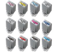 Compatible Canon imagePROGRAF PRO-1000 Printer Ink Cartridges (12 Pack) -0545C001 Multipack