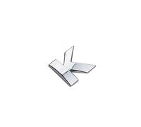 1x Car Auto Chrome Metal DIY 3D Letters Digital Alphabet Emblem Car Bumper Stickers (K)