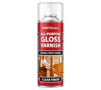 1x Clear Gloss Varnish Spray 250ML. Aerosol Fast Dry Protective Clear Coat