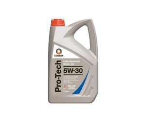 1x Comma Pro-Tech 5W30 Fully Synthetic 5 Litre Oil Low SAPS Maximise Protection