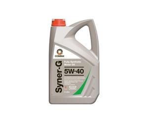 1x Comma Syner-G 5W40 Fully Synthetic 5 Litre Motor Oil Prolong Engine Life