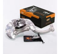 1x Complete Left Steering Knuckle for Audi A5 (8T, 8F), Q5 (8RB) [14MM, KSM]
