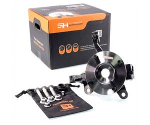 1x Complete Left Steering Knuckle for Ford FIESTA VI (CB),(CC) (discs-258mm)