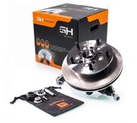 1x Complete Left Steering Knuckle for Ford TRANSIT (Front Drive,discs-280mm)