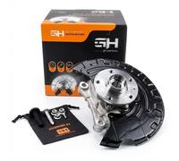 1x Complete Left Steering Knuckle for VW PASSAT B6 B7 (3C) /DISCS 345 MM/
