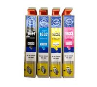 1x Complete Set of 4 Compatible T1636 (4x CARTRIDGES!) Pen and Crossword (16XL Series) Multipack (INCLUDES 1x T1631 Black, 1x T1632 Cyan, 1x T1633 Magenta, 1x T1634 Yellow) High Capacity Ink Cartridges For EPSON WorkForce WF2010W WF2510WF WF2520NF WF2530WF WF2540WF Inkjet Printers. With chip installed and will show ink levels. Combo Pack includes FREE DELIVERY and a VAT RECEIPT with every order.