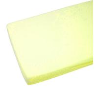 1x Cot Bed 100% Cotton Jersey Fitted Sheet 140cm x 70cm Lemon