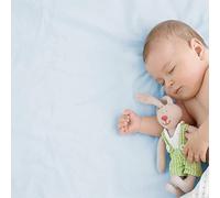 1x Cot Bed 100% Cotton Jersey Fitted Sheet 140x70cm - Blue