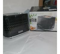 DAEWOO ARGYLE 2 SLICE TOASTER BLACK